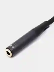 Черный переходник для наушников Lightning -Jack Yesido YAU37, AUX, 3.5 mm