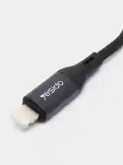 Черный переходник для наушников Lightning -Jack Yesido YAU37, AUX, 3.5 mm