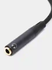 Черный переходник для наушников Type-C -Jack Yesido YAU38, 3,5 mm