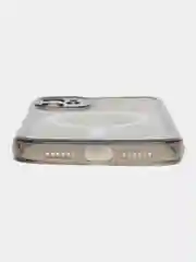 Черный чехол Premium MagSafe на iPhone 11, 12, 13, 14 Pro Max, айфон, магсейф, про макс, силиконовый
