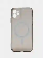Черный чехол Premium MagSafe на iPhone 11, 12, 13, 14 Pro Max, айфон, магсейф, про макс, силиконовый