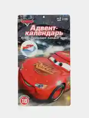 Красный адвент-календарь "Новогодний", с заданиями