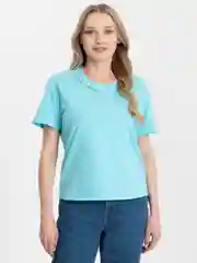Голубой футболка женская LIlians
