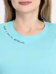 Голубой футболка женская LIlians