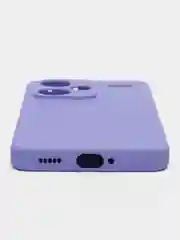Красный чехол Silicone Cover для Xiaomi Redmi Note 13 Pro Plus + (Нот 13 Про Плюс), силиконовый