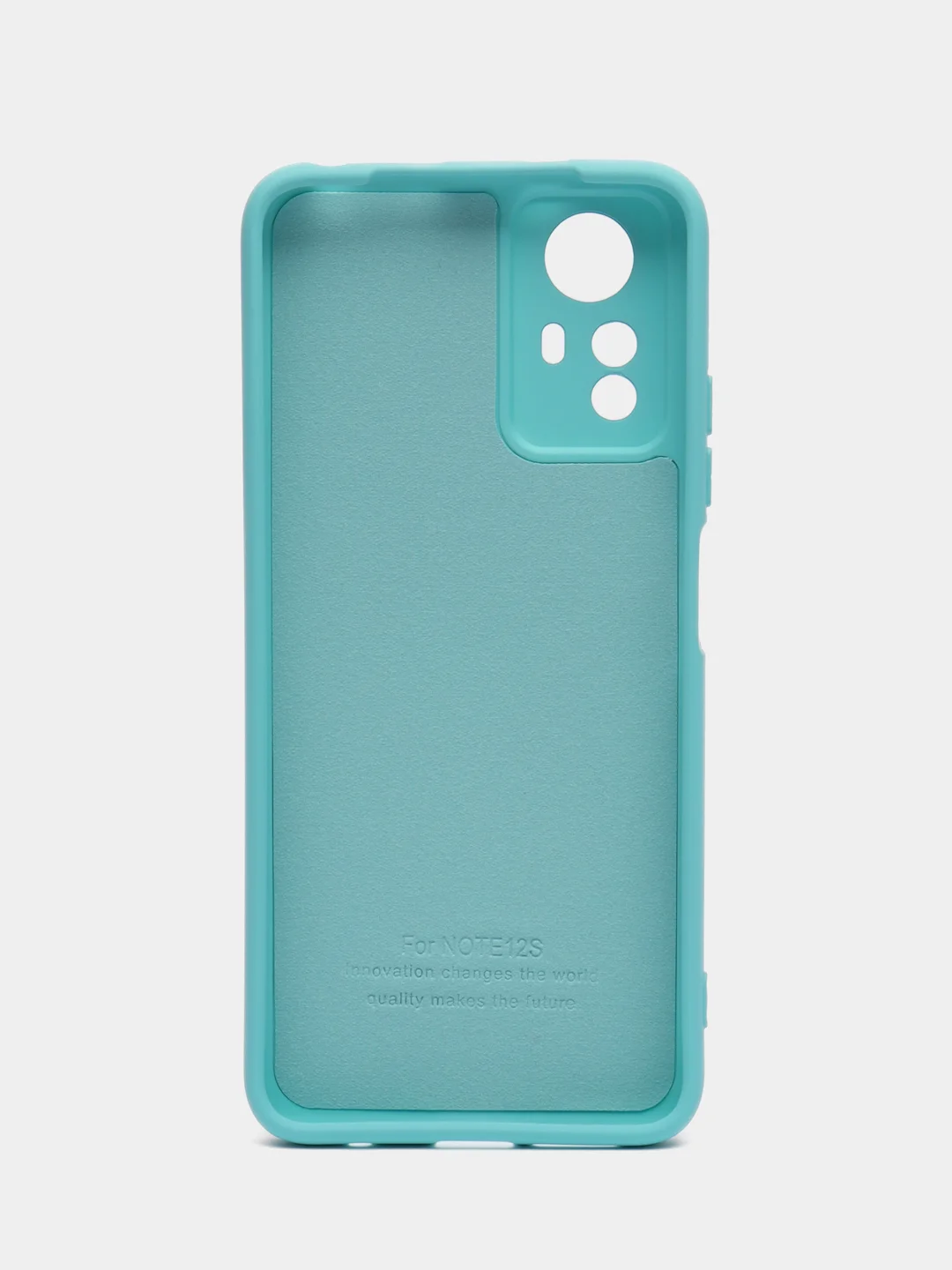 Бирюзовый чехол для Redmi Note 12S, Редми Нот 12С, силиконовый Silicone Cover
