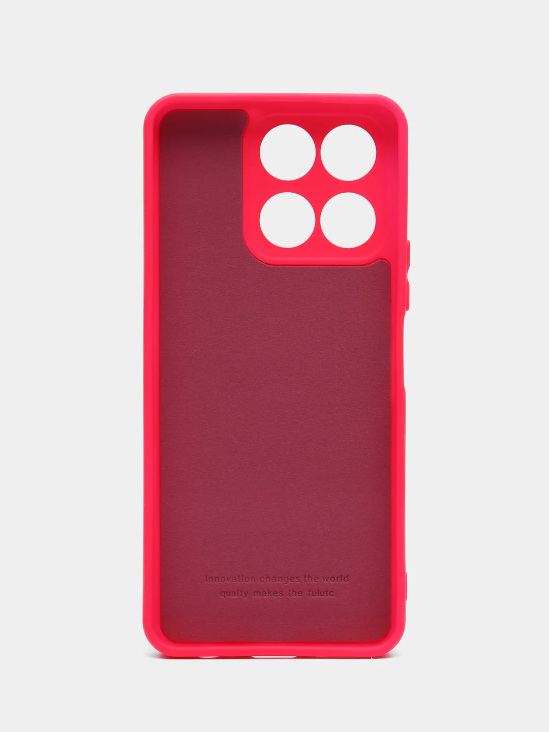 Фуксия чехол силиконовый Silicone Cover для Honor X6a (Хонор Х6а)