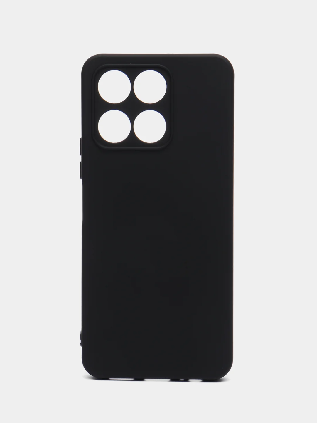 Черный чехол силиконовый Silicone Cover для Honor X6a (Хонор Х6а)