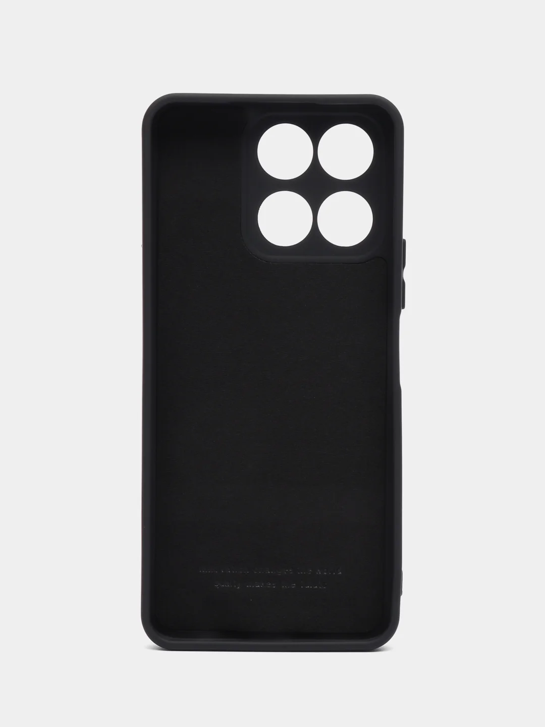 Черный чехол силиконовый Silicone Cover для Honor X6a (Хонор Х6а)