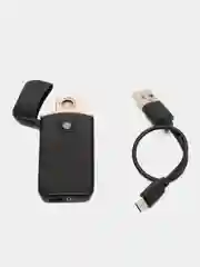Черный электронная USB зажигалка, с электронной спиралью