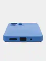 Синий чехол для Xiaomi Redmi 12 (Сяоми редми 12), с мягкой подкладкой