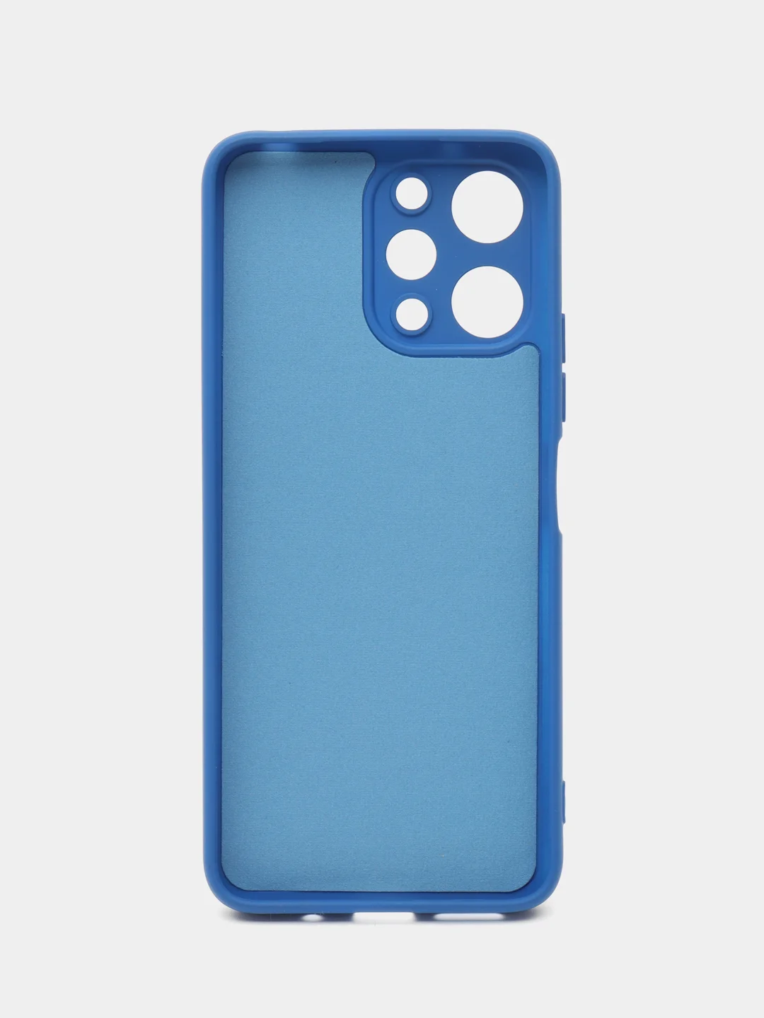 Синий чехол для Xiaomi Redmi 12 (Сяоми редми 12), с мягкой подкладкой