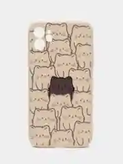 Белый чехол на айфон 11, Кот, Кошки, 3 принта, чехол на iPhone 11