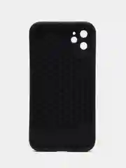 Синий чехол на Айфон 11, ткань, мозаика, рельефный, узор, 4 принта, чехол на iPhone 11