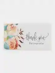 Золотистый хаки набор наклеек с надписью "Thank you", "Спасибо"