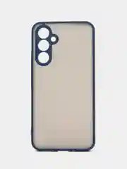 Синий чехол на Samsung Galaxy A54 (Самсунг Галакси А54), пластиковый, матовый, цветной