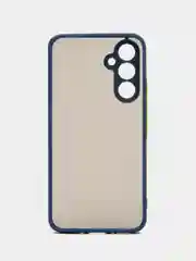 Синий чехол на Samsung Galaxy A54 (Самсунг Галакси А54), пластиковый, матовый, цветной