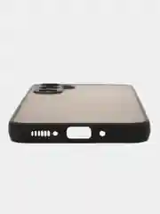 Черный чехол на Samsung Galaxy A54 (Самсунг Галакси А54), пластиковый, матовый, цветной