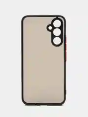 Черный чехол на Samsung Galaxy A54 (Самсунг Галакси А54), пластиковый, матовый, цветной