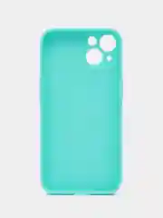 Тёмно-бирюзовый чехол для iPhone 13 / Айфон 13, силиконовый, цветной, матовый