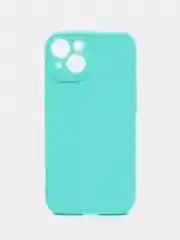 Тёмно-бирюзовый чехол для iPhone 13 / Айфон 13, силиконовый, цветной, матовый