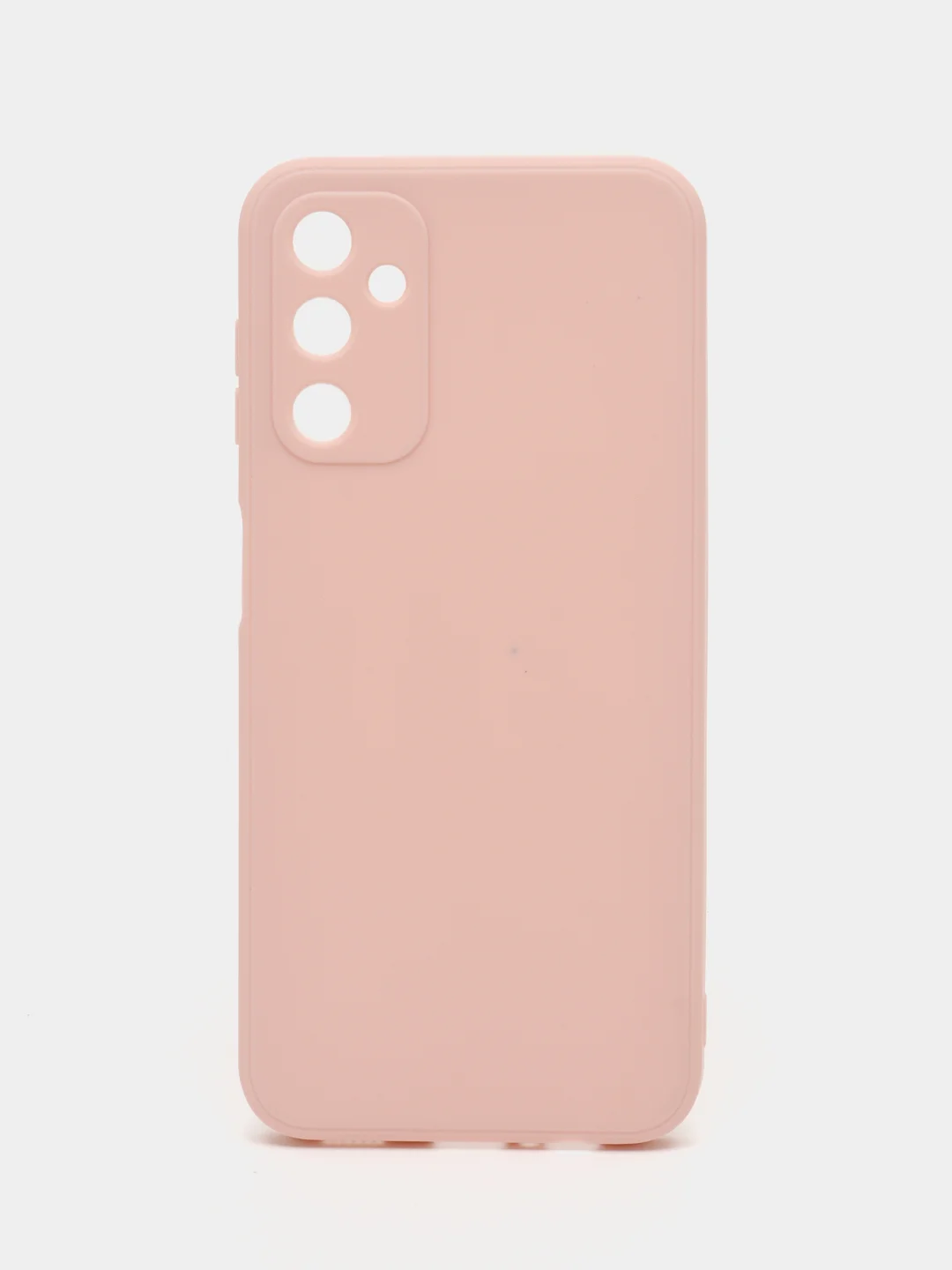 Бежевый чехол для Samsung Galaxy A14 (Самсунг Галакси А14), силиконовый, цветной, матовый
