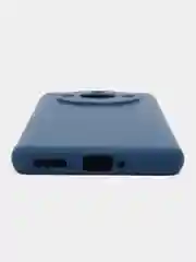 Синий чехол Silicone Cover для Realme 11 Pro 5G, 11 Pro Plus (Реалме 11 Про Плюс), силиконовый
