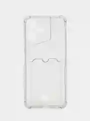 Черный чехол для Tecno Pova Neo 3 (Техно Пова Нео 3) прозрачный, с карманом для карты