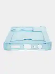 Голубой чехол для Tecno Camon 20 / 20 Pro, Техно Камон 20 Про, прозрачный, с карманом для карты