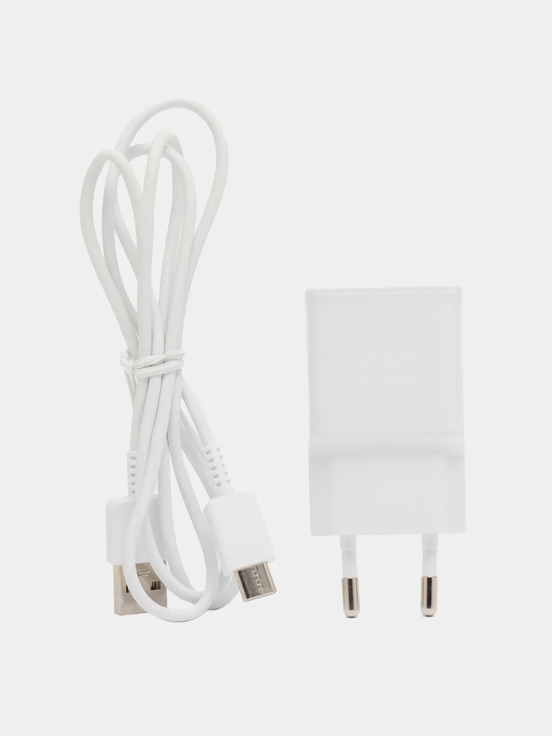 Белый зарядное устройство SAMSUNG S10+ c Quick Charge Qualcomm Сеть-USB