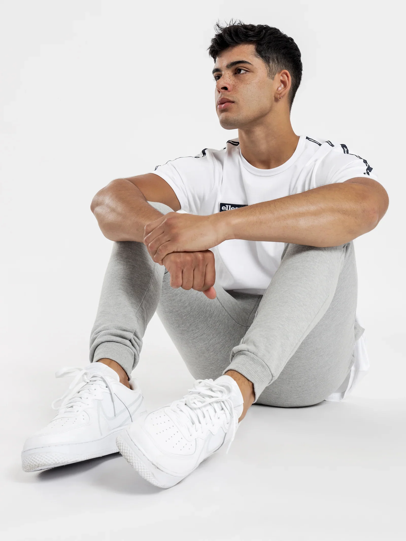 Серый спортивные штаны, брюки для бега X Stussy Fleece Pants Black, из хлопка, повседневные