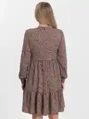 Белый платье женское, с длинным рукавом