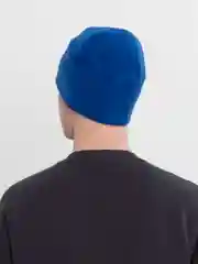 Синий шапка флисовая унисекс