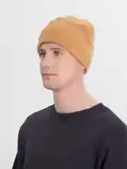 Бежевый шапка флисовая унисекс