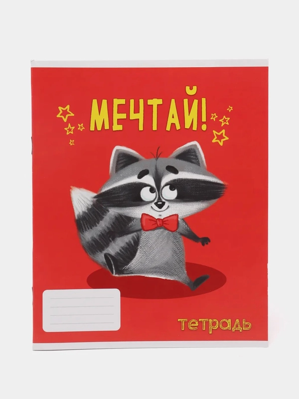 Тетрадь 24 листа в линейку  "Советы енота", А5