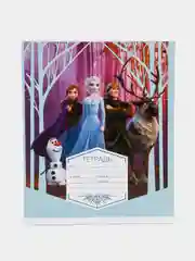 Хром тетрадь "Холодное сердце", 12 листов, линейка