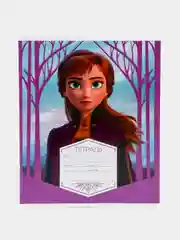 Сиреневый тетрадь "Холодное сердце", 12 листов, линейка