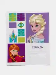Белый тетрадь "Холодное сердце", 12 листов, линейка