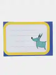Мятный наклейка на тетрадь