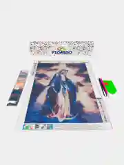 Алмазная мозаика "Дева Мария", без подрамника, 30 х 40 см