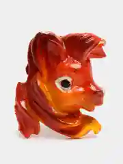 Коричневый магнит "Лошадка"