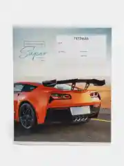 Оранжевый тетрадь, линия ARTSPACE "Автомобили SUPER CARS", 12 листов