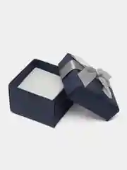 Розовый коробка подарочная под серьги, кольцо, 5*5 см
