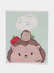 Бирюзовый тетрадь 12 л, клетка "Lovely mood"