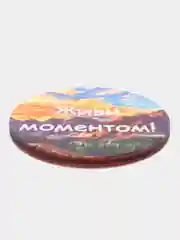 Магнит мотивация из дерева "Живи моментом"
