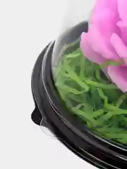 Сиреневый букет из мыла, в куполе, подарок на 8 марта