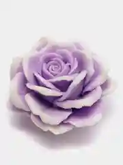 Фиолетовый букет из мыла, в куполе, подарок на 8 марта