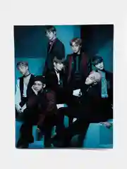 Серый тетрадь в клетку BTS, K-Pop (4 вида) 60 листов
