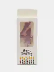 Конфетный свечи цифры для торта Happy Birthday / 5 цветов.