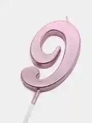 Конфетный свечи цифры для торта Happy Birthday / 5 цветов.